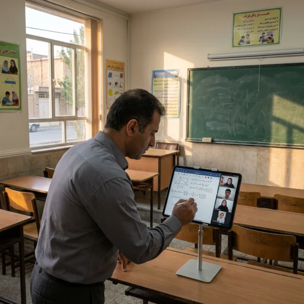 image-1771434871326.webp کلاس آنلاین با IPAD