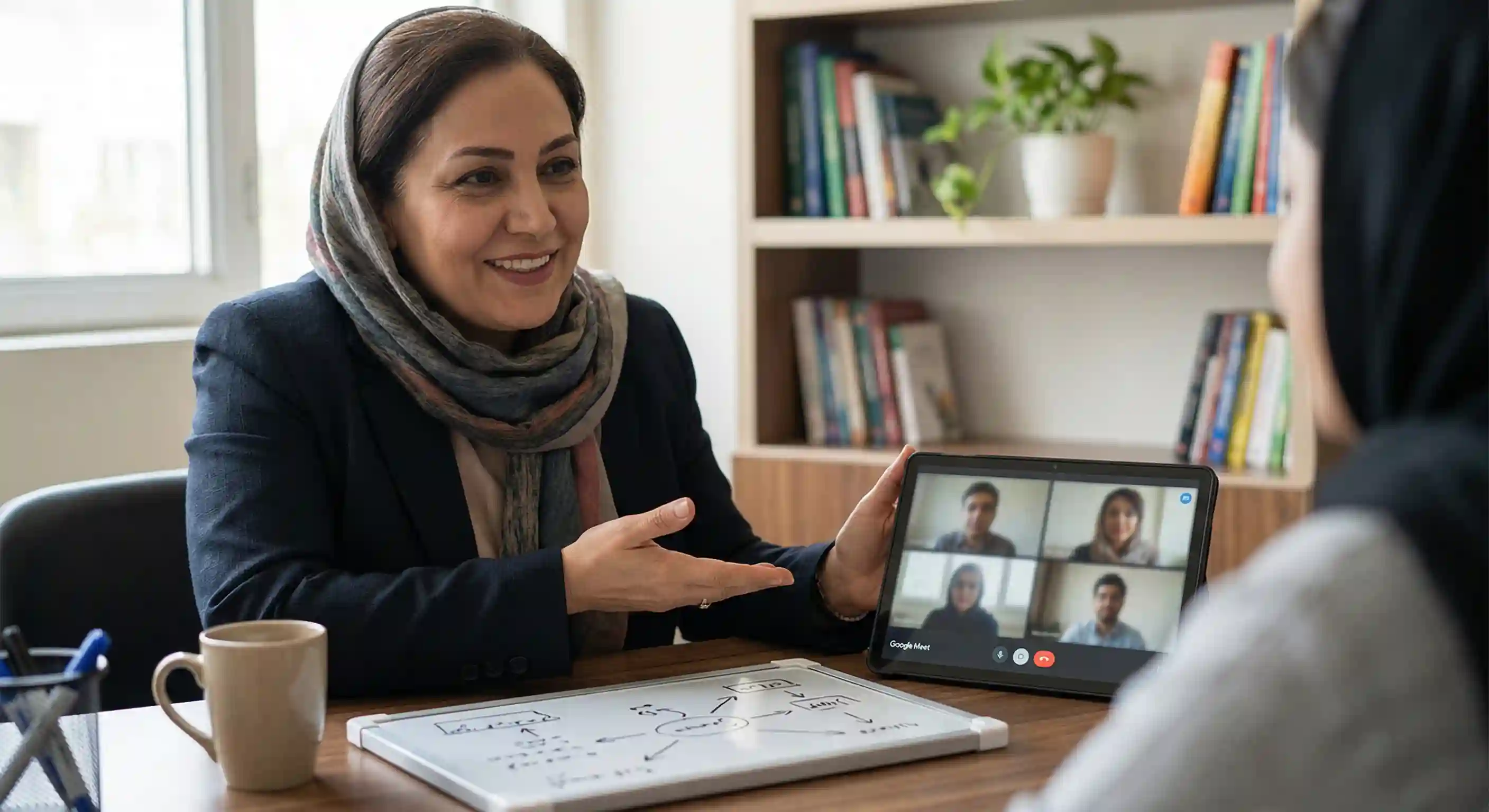 بهترین روش برگزاری کلاس آنلاین آموزشگاه زبان با گوگل میت